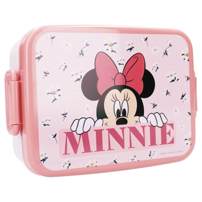 Roza posodica za malico MINNIE MOUSE, Bon Appetit