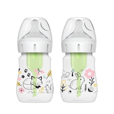 PP širokovratna steklenička 150 ml, GOZD, 2 kom, Dr. Brown's