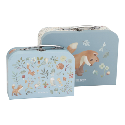 Škatla za shranjevanje - kovček (2 kosa) Forest Friends FSC, Little Dutch (LD7244)