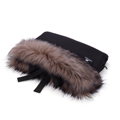 Črna enojna rokavica za voziček YUKON (univerzalna), Cottonmoose*