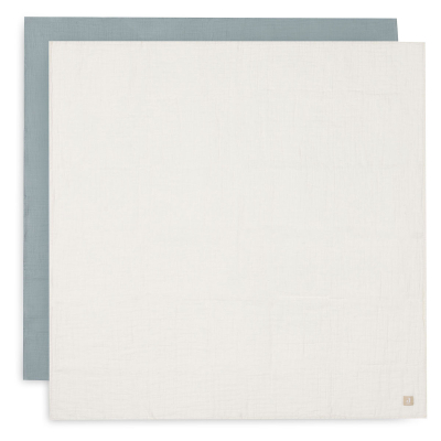 Zelene muslin tetra plenice Sea Green/Ivory  (115x115 cm) - 2 kosa,  Jollein®