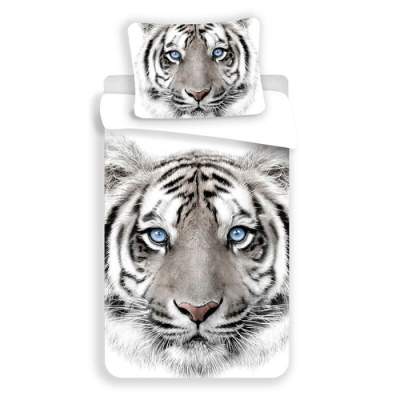 Bela 2-delna posteljnina BELI TIGER 140x200 cm