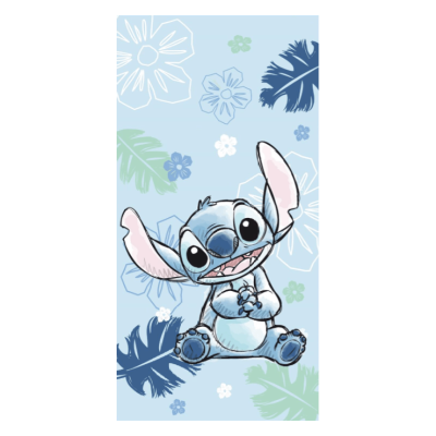 Otroška kopalna brisača LILO & STITCH OHANA, 70X140 cm, ©DISNEY 