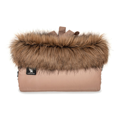 Bež enojna rokavica za voziček YUKON (univerzalna), Cottonmoose