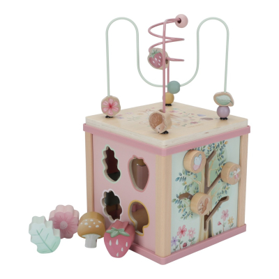 Didaktična kocka Fairy Garden (18m+), Little Dutch (LD7331)