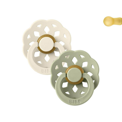 Duda BIBS - Ivory & Sage, BOHEME 0-6M (2 kosa) - AKCIJA