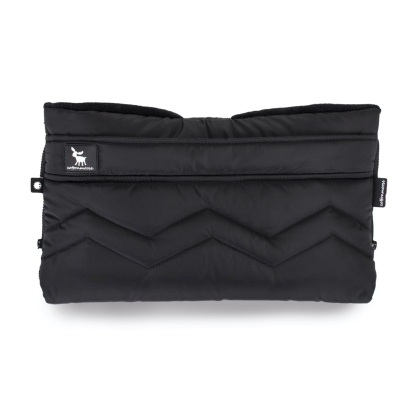 Črna enojna rokavica za voziček CLASSIC (univerzalna), Cottonmoose 