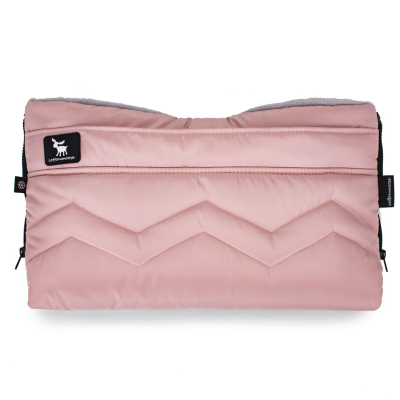 Roza enojna rokavica za voziček CLASSIC (univerzalna), Cottonmoose 