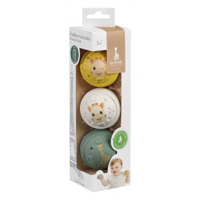 Glasbene kroglice SOPHIE LA GIRAFE® 3m+, Vulli®