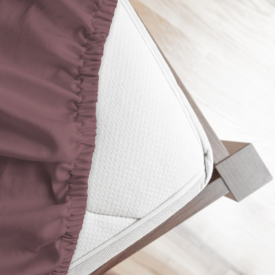 Premium SATEN jogi rjuha 90x200 cm – umazano roza