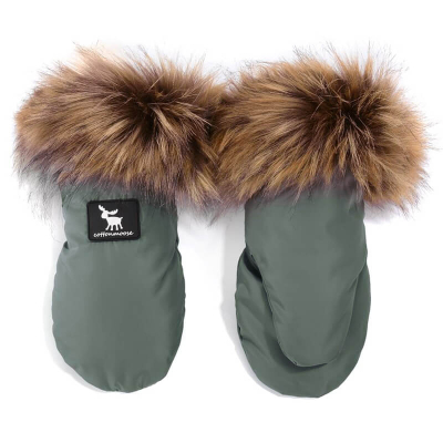 Jungle zelene rokavice za voziček YUKON (univerzalne), Cottonmoose