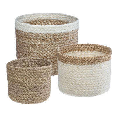 Pleten koš za igrače iz jute JACKSON (3 kosi), Atmosphera®
