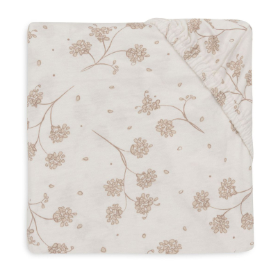 KREMNO BELA jogi rjuha 80/90x40 cm Leafy Dreams, bombažni jersey,  Jollein® 