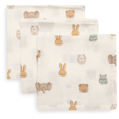Kremno bele krpice za umivanje JOLLIES 31x31cm (3 kosi) Jollein®