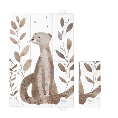 Mehka bela prenosna previjalna podloga CLEVER OTTER, CEBA® 