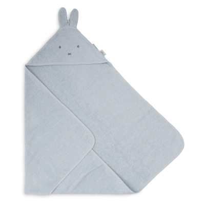 Svetlo modra brisača s kapuco 75x75 cm MIFFY - Cloudy Blue Jollein®  