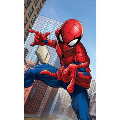 Modra otroška brisačka Spider-Man, 30x50 cm, Marvel - AKCIJA
