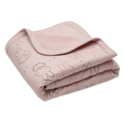 Svetlo roza odeja 75x100cm Miffy Moments - Silk Rose, Jollein® 