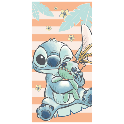 Otroška kopalna brisača LILO & STITCH Topical Hugs, 70x140 cm, ©DISNEY  SBF