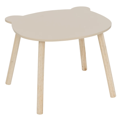 Rjava lesena otroška miza MEDO D53 cm, Atmosphera® - AKCIJA