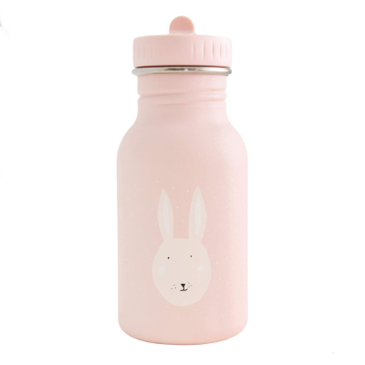 Pudrasto roza otroška steklenička MRS.RABBIT (350 ml), trixie 