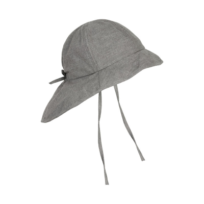 Jeans siv klobuček za dojenčka (6-12 m) MID GREY MELANGE - En Fant