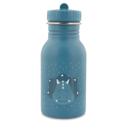 Petrol modra otroška steklenička MR.TRICERATOPS (350 ml), Trixie 