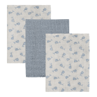 Modre tetra plenice ASHLEY BLUE (70x70 cm) - 3 kosi, Pippi®