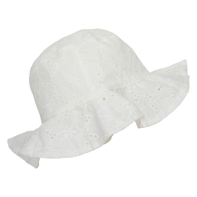 Bel otroški bucket hat klobuček (2-4 leta) CLOUD ČIPKA - En Fant