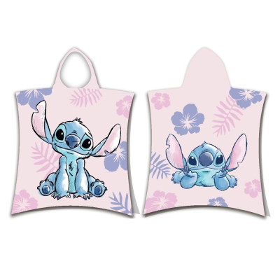 Pončo brisača LILO & STITCH, 50x115 cm