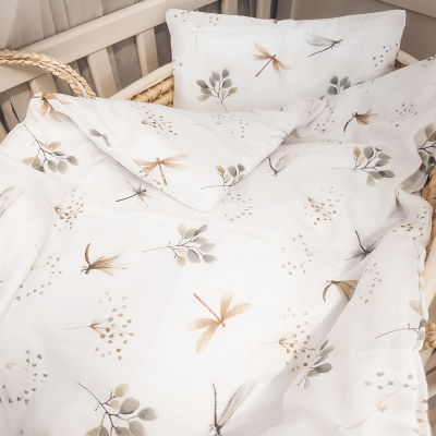 Bela muslin posteljnina 60x75 cm KAČJI PASTIR, Largo
