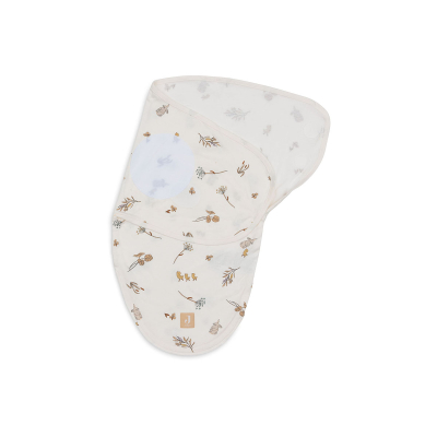 Kremno bela swaddle povijalna odejica RIVERSIDE (0-3 m), Jollein® 