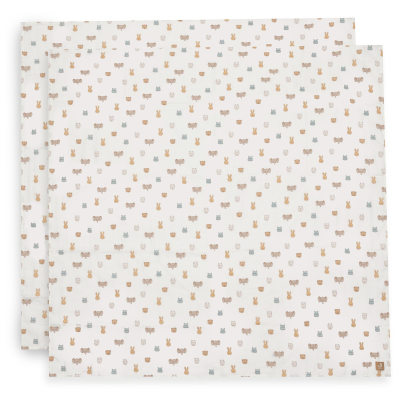 Kremno bele povijalne muslin plenice JOLLIES (115x115 cm) - 2 kosa,  Jollein&reg; 