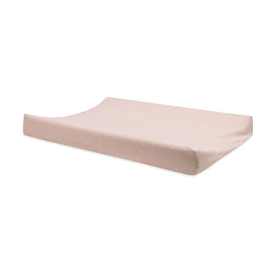 Pudrasto roza PREVLEKA za previjalno blazino TWINKLING WILD ROSE 50x70 cm, Jollein® BSS