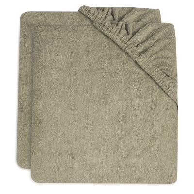 Olivno zelena PREVLEKA za previjalno blazino OLIVE GREEN (2 kosa) 50x70 cm, Jollein® 