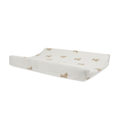 Kremno bela PREVLEKA za previjalno blazino TEDDY BEAR 50x70 cm, Jollein®