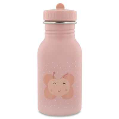 Pudrasto roza otroška steklenička MRS.BUTTERFLY (350 ml), Trixie