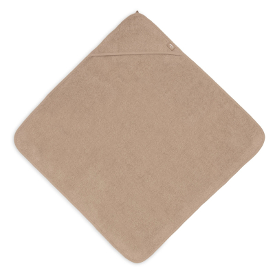 Rjava brisača s kapuco 75x75 cm MILKEY COFFEE, Jollein®  