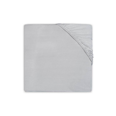 SVETLO SIVA jogi rjuha 140x70 cm, bombažni jersey SOFT GREY, Jollein®