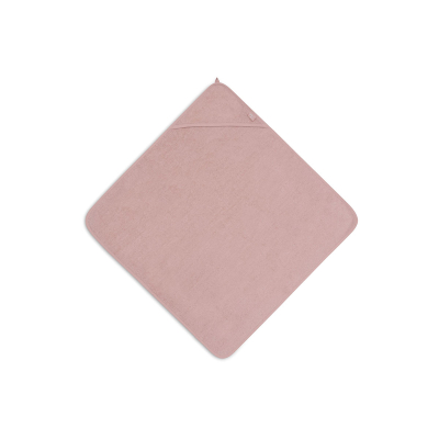Roza brisača s kapuco 75x75 cm WILD ROSE, Jollein® 