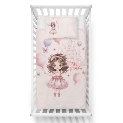 Roza posteljnina LITTLE PRINCESS 120x90 cm
