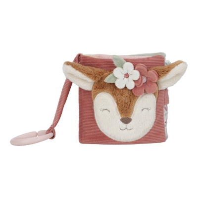 Roza senzorična potovalna knjigica Fairy Garden (0m+), Little Dutch (LD9019)