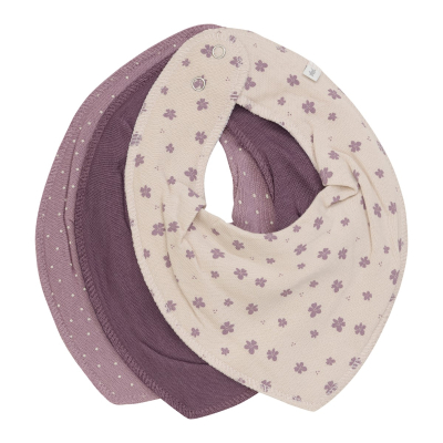 Vijolična rutka-slinček – Rožice in pikice, 670 Elderberry (3 kosi), Pippi®