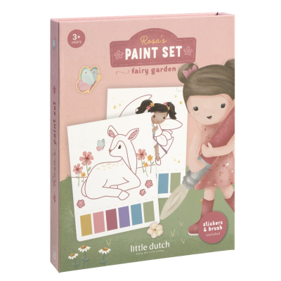 Set za slikanje Rosa Fairy Garden (3 leta+), Little Dutch (126890)