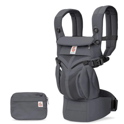 Siva Ergobaby nosilka Omni Classic Mesh, Charcoal Grey
