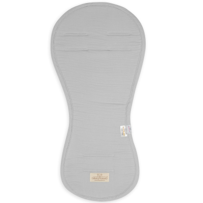 Svetlo siva MUSLIN univerzalna zračna podloga za avtosedež ali voziček 5mm, BabyMatex