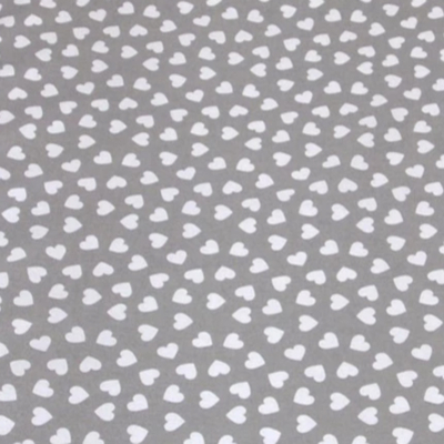 SIVA jogi rjuha 120x60 cm BELI SRČKI, BabyLux - AKCIJA