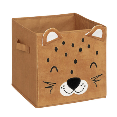 Rjava otroška škatla za shranjevanje LEOPARD, Atmosphera® 