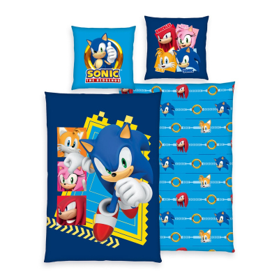 2-delna posteljnina Ježek SONIC 140x200 cm, ©Sega
