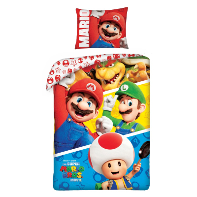 Posteljnina SUPER MARIO 140x200 cm
